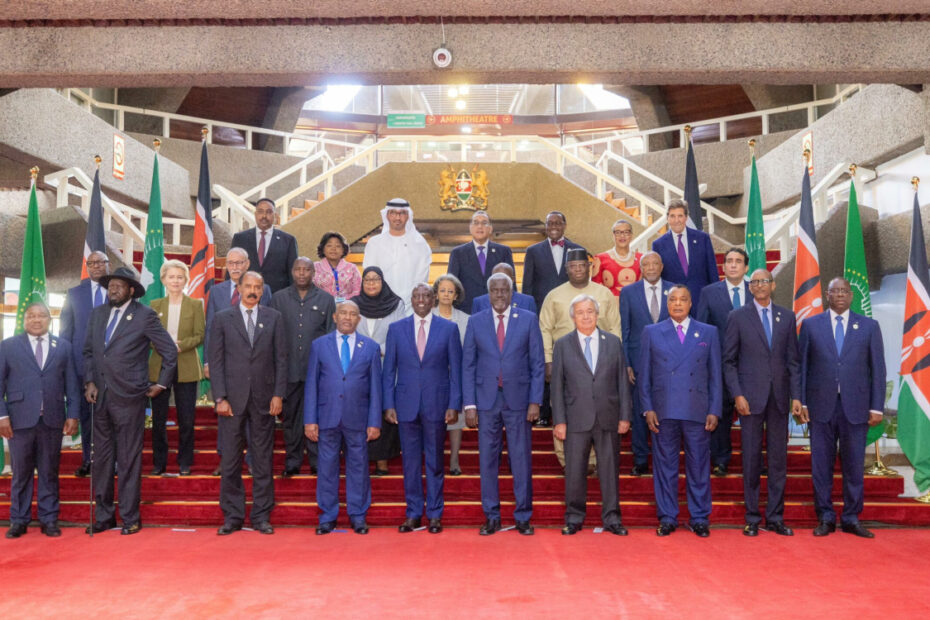 Leaders at the Africa Climate Summit